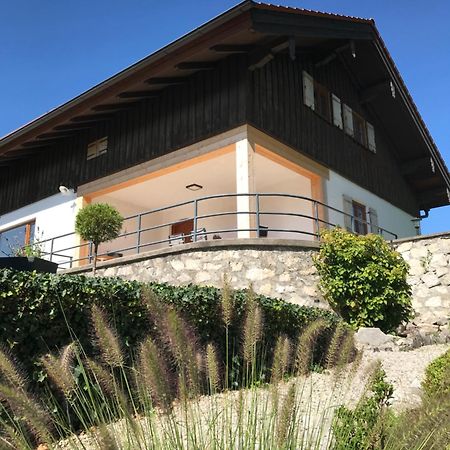 Ferienhaus Westerbuchberg Ubersee Bagian luar foto