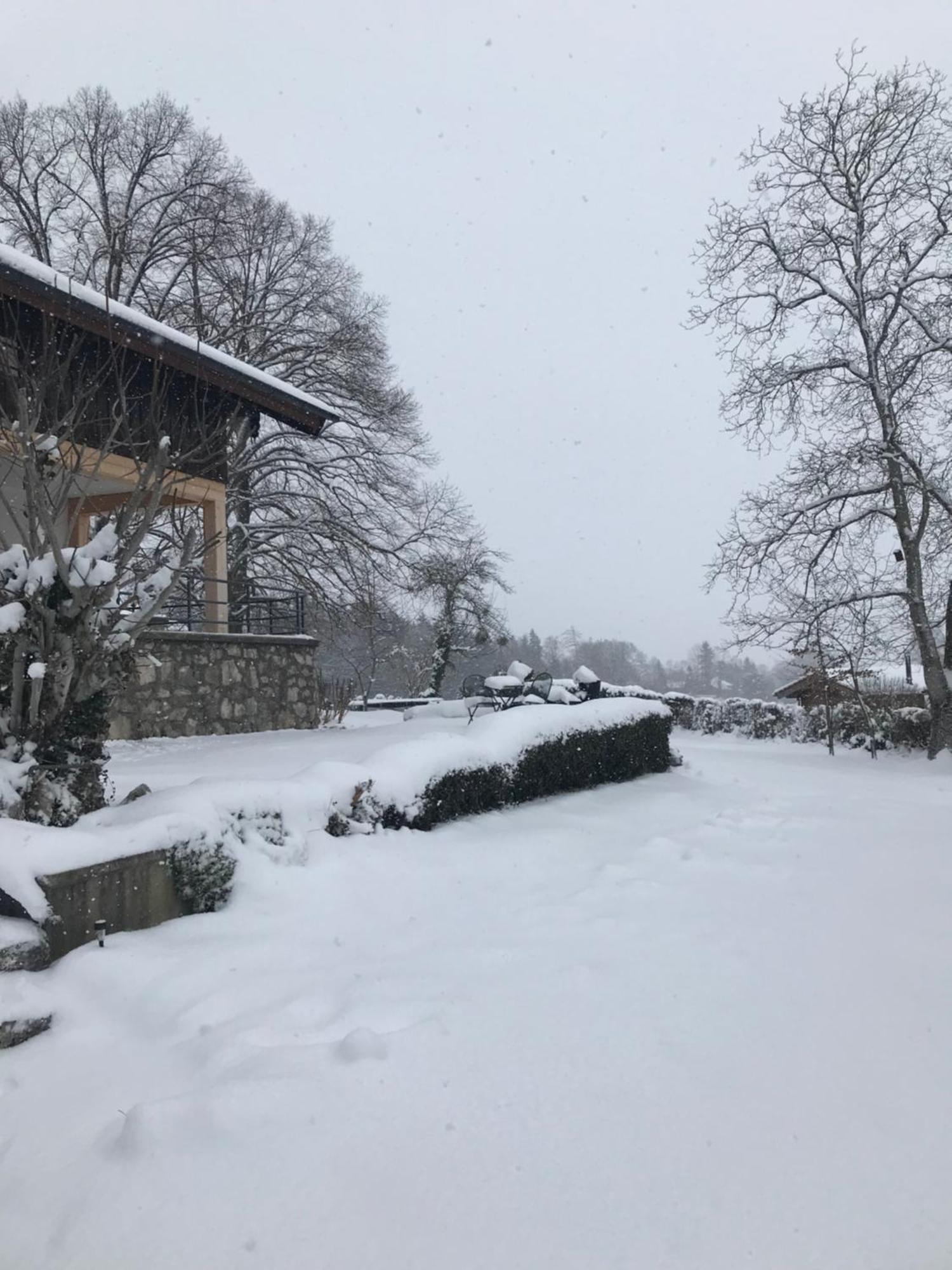Ferienhaus Westerbuchberg Ubersee Bagian luar foto