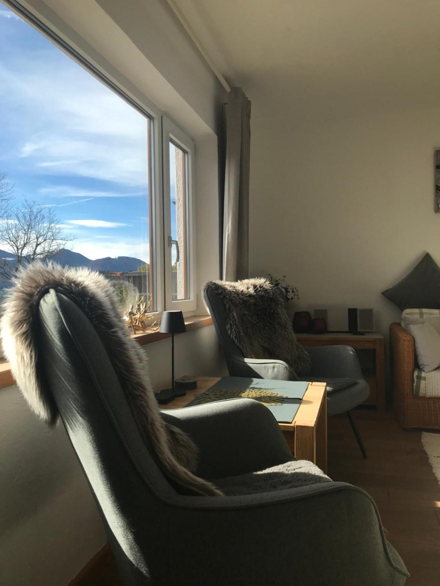 Ferienhaus Westerbuchberg Ubersee Bagian luar foto