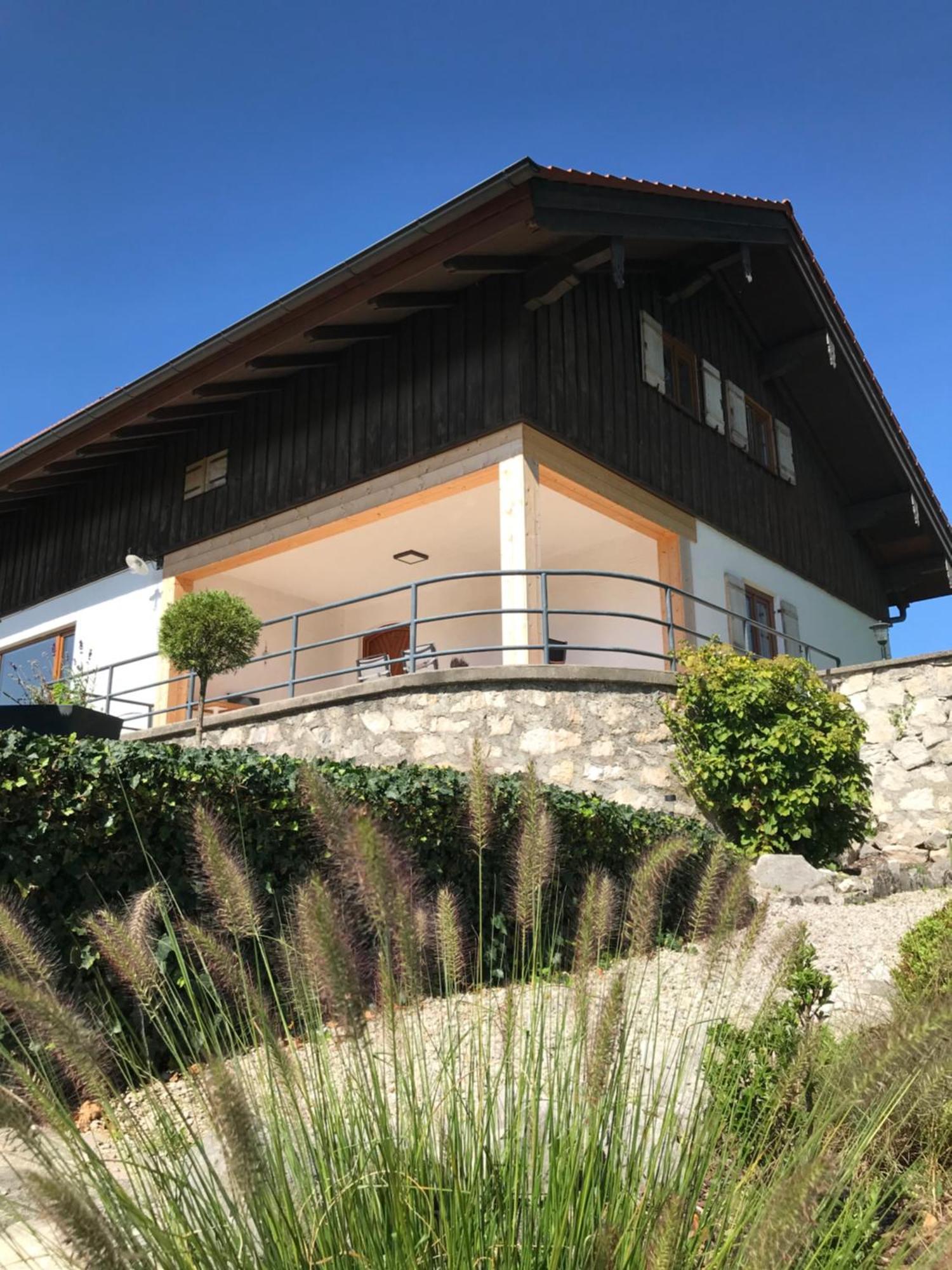 Ferienhaus Westerbuchberg Ubersee Bagian luar foto